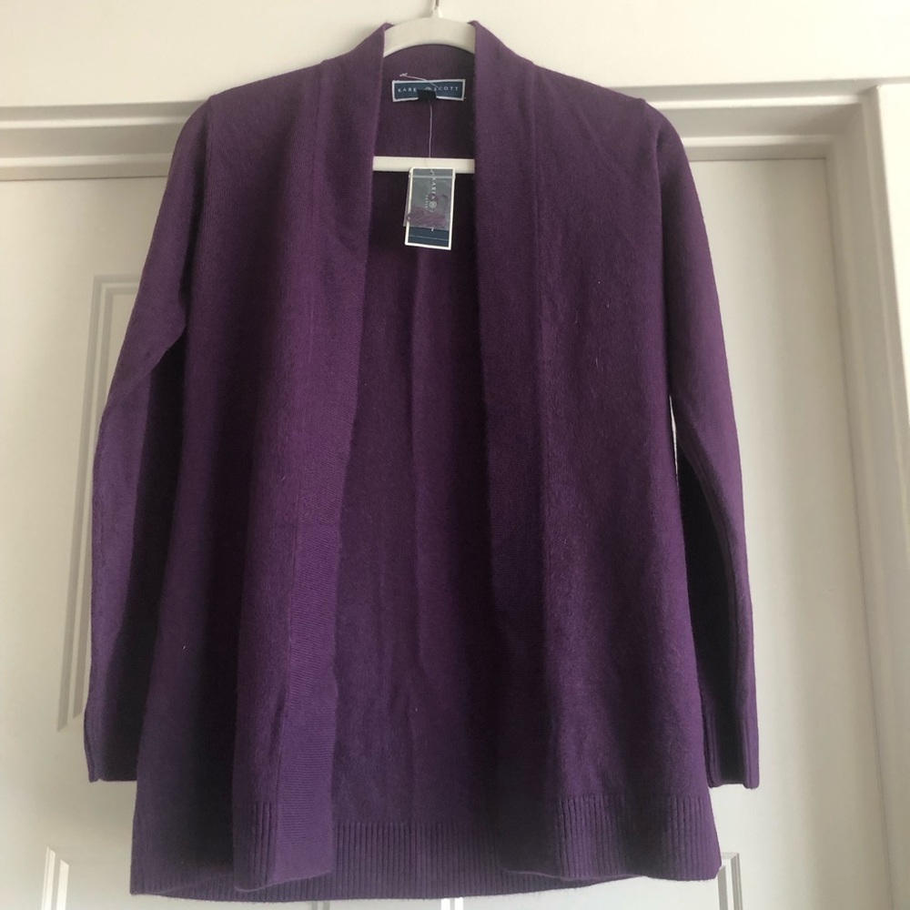NWT Karen Scott cardigan size PP